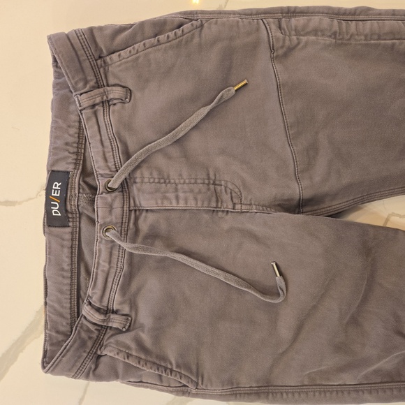 DU/ER Mens N2X Slim Fit Outdoor Gray Joggers Size 31 × 29 - Picture 2 of 9